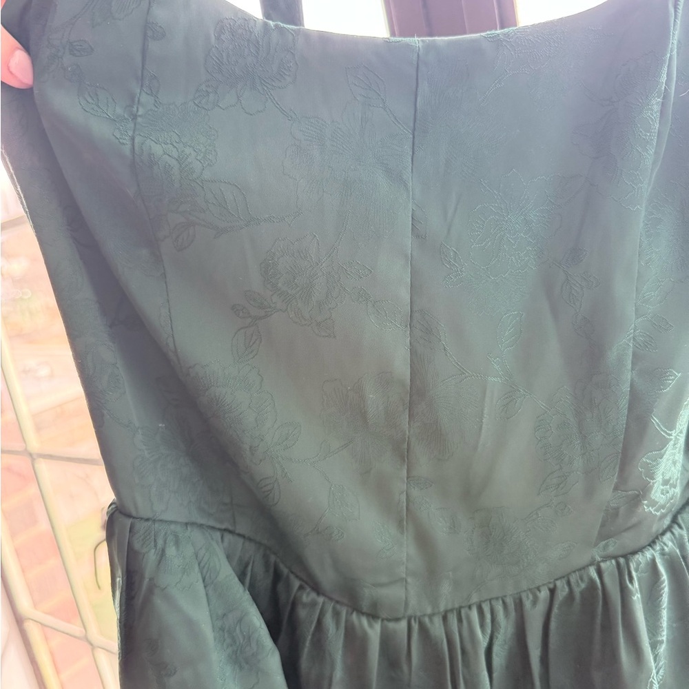 SOLD Francesca's Collections Green Floral Mini Dress